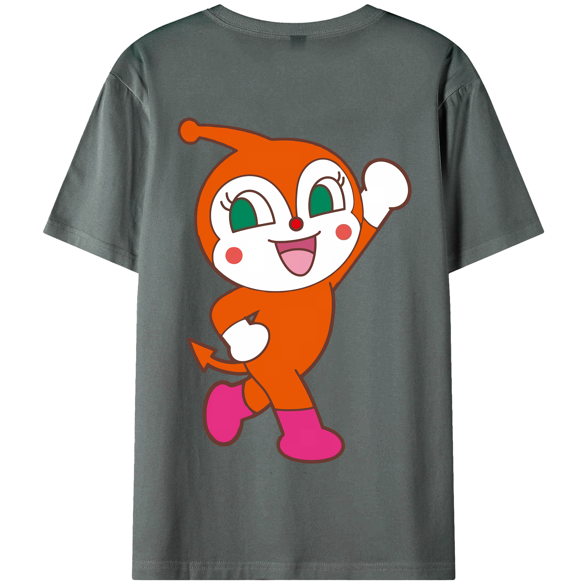 （画像用） アンパンマン Anpanman 綿100％半袖Tシャツ（背面プリント）